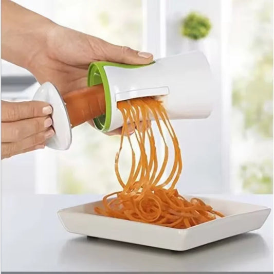 3in1 Handheld Vegetable Spiralizer Slicer Veggie Carrot Spiral Slicer Cutter Zucchini Pasta Noodle Spaghetti Maker Kitchen Tool