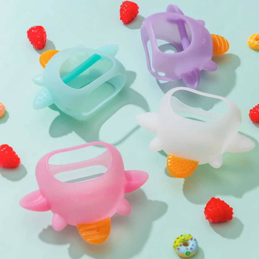 Baby Hair Brush Cute Infant Fetal Head Fat Cleaning Silicone Brush Newborn Soft Hair Comb Head Massager for Baby Care Accessorie