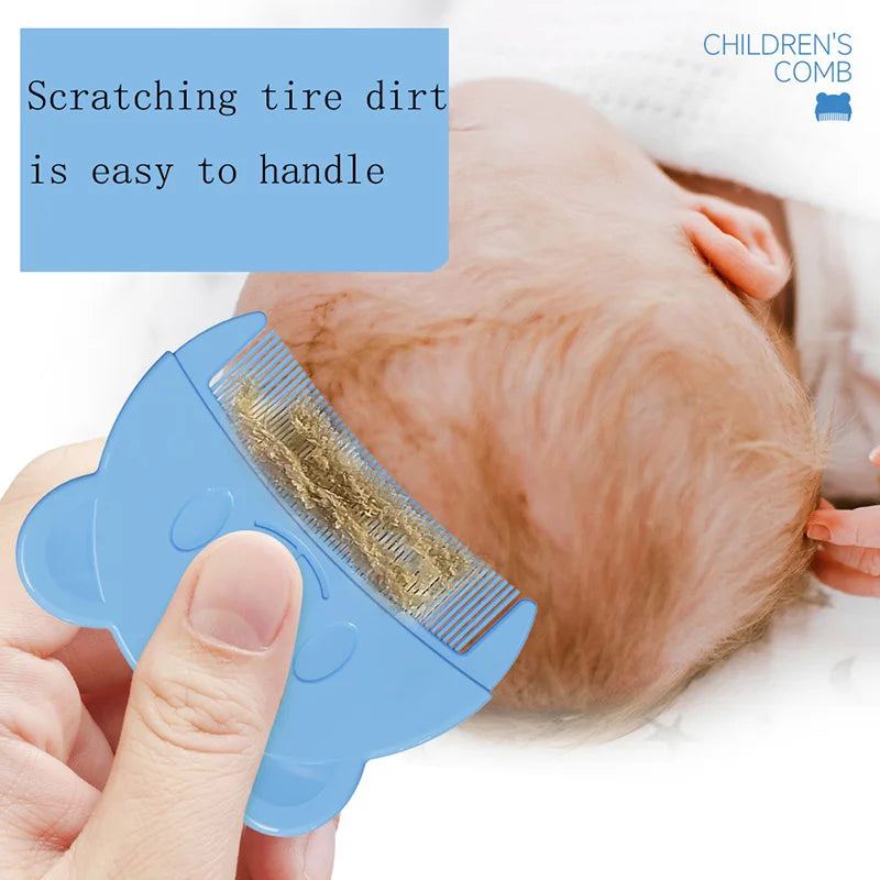 Baby Care Accessories Fetal Head Fat Comb, Infant Bathing Soft Comb, Newborn Hair Cleaning Supplies, Infant Comb Head Massage